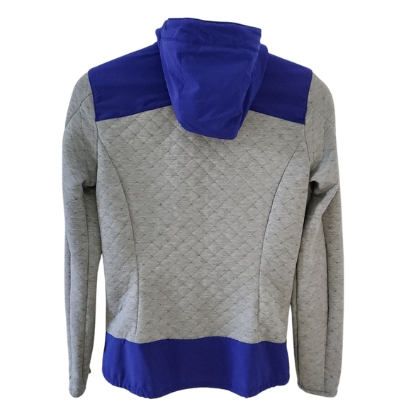 SALOMON Women's Elevate FZ Midlayer gray and purple (or blue) size small - Picture 2 of 15